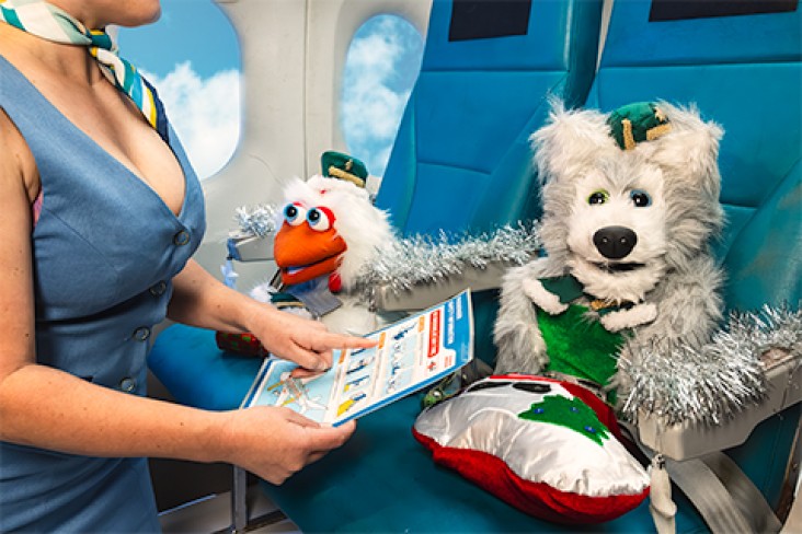 The Flight Before Christmas Mobile Banner